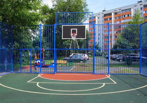 Забор Protect для баскетбольной площадки в Бугуруслане